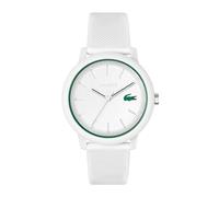 Lacoste Reloj Analógico de Cuarzo para Hombre o Mujer, con una elegante correa de silicona con textura petit piqué