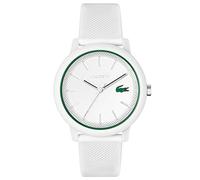 Lacoste Reloj Analógico de Cuarzo para Hombre o Mujer, con una elegante correa de silicona con textura petit piqué