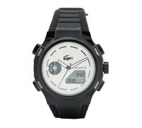 LACOSTE Reloj analógico negro / blanco natural One Size negro / blanco natural