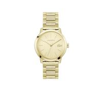 Lacoste Reloj con Movimiento de Cuarzo de Tres Manecillas para Hombre Colección LACOSTE.12.12 Metropole con Correa de Acero Inoxidable de Color Dorado - 2011422