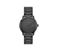 Lacoste Reloj con Movimiento de Cuarzo de Tres Manecillas para Hombre Colección LACOSTE.12.12 Metropole con Correa de Acero Inoxidable Negra - 2011421
