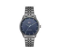 Lacoste Reloj con Movimiento de Cuarzo de Tres Manecillas para Hombre Colección Lisbon con Correa de Acero Inoxidable Gris - 2011371