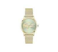 Lacoste Reloj con Movimiento de Cuarzo de Tres Manecillas para Mujer Colección CROCODELLE con Correa de Malla de Acero Inoxidable - 2001417, Green