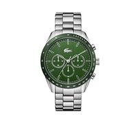 Lacoste Reloj Cronógrafo de Cuarzo Colección Boston para Hombre con Pulsera de Cuero o Acero Inoxidable en Enlace o Malla