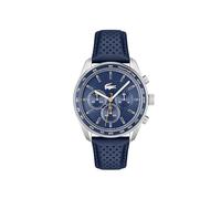 Lacoste Reloj Cronógrafo de Cuarzo para Hombre Colección Boston con Correa de Cuero Azul Marino - 2011344