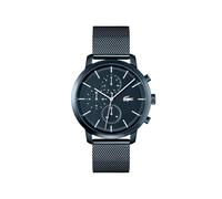 Lacoste Reloj de Cuarzo multifunción analógico para Hombre Replay Collection con Brazalete de Acero Inoxidable o Correa de Cuero