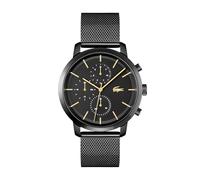 Lacoste Reloj de Cuarzo multifunción analógico para Hombre Replay Collection con Brazalete de Acero Inoxidable o Correa de Cuero