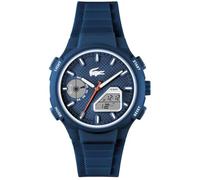 Lacoste Reloj de Cuarzo Multifuncional Analógico-Digital para hombre Colección LC33 Collection con Correa en silicona
