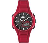 Lacoste Reloj de Cuarzo Multifuncional Analógico-Digital para hombre Colección LC33 Collection con Correa en silicona