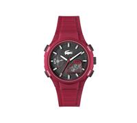 Lacoste Reloj de Cuarzo Multifuncional Analógico-Digital para hombre Colección LC33 Collection con Correa en silicona