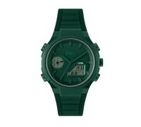 Lacoste Reloj de Cuarzo Multifuncional Analógico-Digital para Hombre Colección LC33 con Correa de Silicona Verde - 2011449
