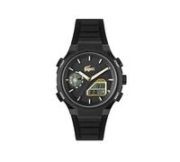 Lacoste Reloj de Cuarzo Multifuncional Analógico-Digital para Hombre Colección LC33 con Correa de Silicona Negra - 2011435