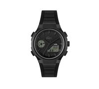 Lacoste Reloj de Cuarzo Multifuncional Analógico-Digital para Hombre Colección LC33 con Correa de Silicona Negra - 2011447