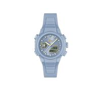 Lacoste Reloj de Cuarzo Multifuncional Analógico-Digital para Mujer Colección LC33 con Correa de Silicona Azul - 2001431