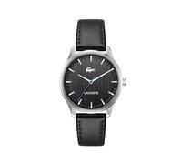 Lacoste Reloj de Movimiento de Cuarzo de Tres manecillas para Hombre Lisbon Collection con Brazalete de Acero Inoxidable o Correa de Cuero