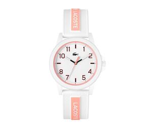 Lacoste Reloj Infantil Rider Analógico - Movimiento de Cuarzo, Resistente al Agua, Correa de Silicona - para Niños y Niñas