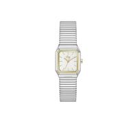 Lacoste Rene 2011523 - Reloj de Tres Agujas para Hombre con Brazalete de Acero Inoxidable Plateado
