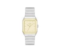 Lacoste Rene 2011523 - Reloj de Tres Agujas para Hombre con Brazalete de Acero Inoxidable Plateado
