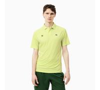 Lacoste Roland Garros Performance Short Sleeved Ribbed Collar Shirt Sencha Camiseta de hombre M