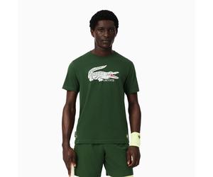 Lacoste Roland Garros Performance Tee-Shirt Green Camiseta de hombre S