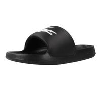 Lacoste Sandalias Serve Slide 1.0 para hombre, BLK/WHT, 42 EU