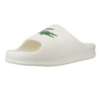 Lacoste Serve Slide 2.0 - Sandalias para hombre, Off Wht Dk Grn, 42 EU