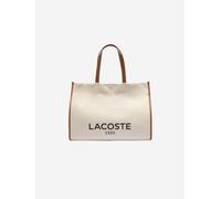 LACOSTE Shopper 'Lacoste Sac Cabas Heritage Canvas Lacoste Naturel Tan' blanco One Size EUR