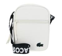 LACOSTE Slimline Flat Crossover Bag S Jacquard Webbing Farine