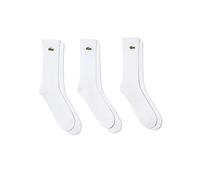 Lacoste Sport RA4182, calcetines Hombre, Blanc/Blanc-Blanc, 43/46
