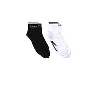 Lacoste Sport RA4187 Calcetines, Noir/Blanc, 43/46 Unisex Adulto