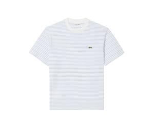 Lacoste - Striped T-Shirt - Tops - Hombre - Azul - L -