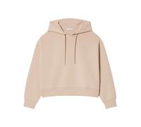 Lacoste- Sudadera con Capucha Ajustable Oversized- Sweatshirts & Hoodies- Mujer- Beige- XS- Sudadera con Capucha Ajustable Oversized