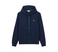 Lacoste - Sudadera con Capucha de Forro Polar con Cremallera - Sweatshirts & Hoodies - Hombre - Azul - 3XL -