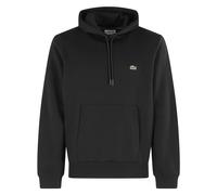 Lacoste- Sudadera con Capucha de Forro Polar- Sweatshirts & Hoodies- Hombre- Negro- L- Sudadera con Capucha de Forro Polar