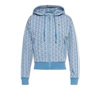 Lacoste - Sudadera con capucha Monogram - Sweatshirts & Hoodies - Mujer - Azul - M -