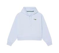 Lacoste Sudadera con Capucha para Mujer, Azul Claro, Algodón y Poliéster, Corte Holgado Oversize, Manga Larga, Logo Bordado (FR/ES, Números, 34, Regular, Regular)
