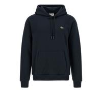 Lacoste - Sudadera con capucha y parche de logo de corte relajado - Sweatshirts & Hoodies - Hombre - Azul - L -
