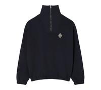 Lacoste- Sudadera con Cremallera de Piqué Corte Holgado- Sweatshirts & Hoodies- Hombre- Negro- S- Sudadera con Cremallera de Piqué Corte Holgado
