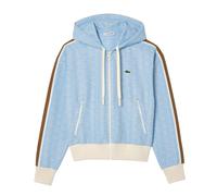 Lacoste Sudadera con Cremallera Jacquard Monograma para Mujer (GT2184)