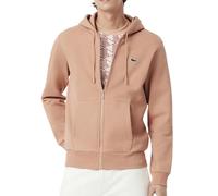 Lacoste - Sudadera con cremallera para hombre, color naranja