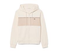 Lacoste- Sudadera con cremallera y bloques de color- Sweatshirts & Hoodies- Hombre- Beige- S- Sudadera con cremallera y bloques de color