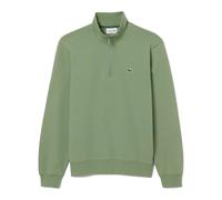 Lacoste- Sudadera con Cremallera y Cuello Alto de Felpa- Sweatshirts & Hoodies- Hombre- Verde- S- Sudadera con Cremallera y Cuello Alto de Felpa