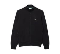 Lacoste- Sudadera con Cremallera y Cuello Alto de Forro Polar- Sweatshirts & Hoodies- Hombre- Negro- S- Sudadera con Cremallera y Cuello Alto de Forro Polar