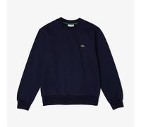 LACOSTE Sudadera con cuello redondo. Color Azul Marino