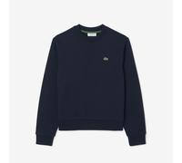 LACOSTE Sudadera de cuello redondo con logotipo. Color azul marino