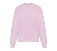 Lacoste- Sudadera de Cuello Redondo en Piqué de Corte Relajado- Sweatshirts & Hoodies- Mujer- Rosa- M- Sudadera de Cuello Redondo en Piqué de Corte Relajado
