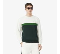 Lacoste Sudaderas Sweatshirt en molleton color-block in Blanco EU L