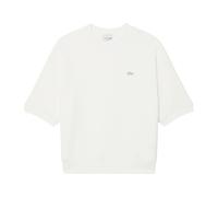 Lacoste- Sudadera de Manga Corta de Corte Relajado- Sweatshirts & Hoodies- Hombre- Blanco- S- Sudadera de Manga Corta de Corte Relajado