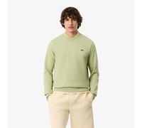 LACOSTE Sudadera de tejido polar de corte clásico. Color Verde Claro