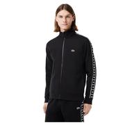 Lacoste Sudadera para hombre SH7433, sudadera deportiva para hombre, logotipo, corte regular, Negro (031), L